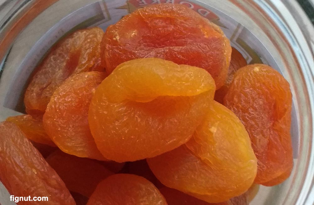 Some dried apricots that I bought at my local store